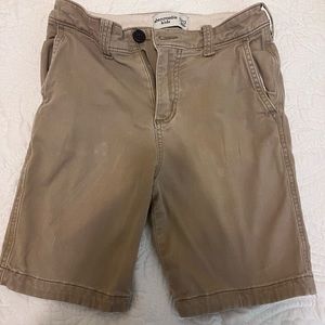Boys kaki Abercrombie Kids shorts